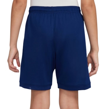 Shorts Nike Dri-Fit Erling Haaland Academy Infantil - Azul