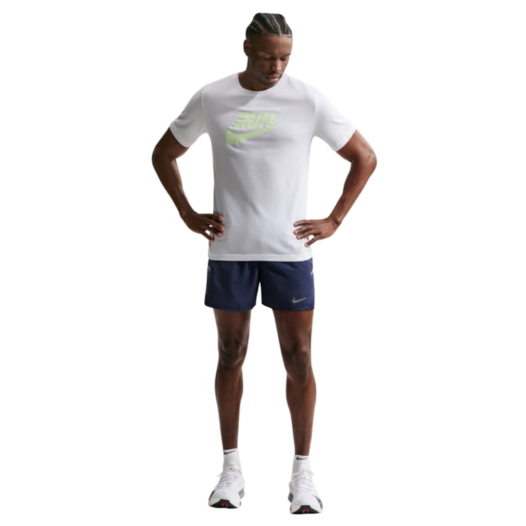 Shorts Nike Dri-Fit Miler 5 Pol Masculino - Azul Escuro