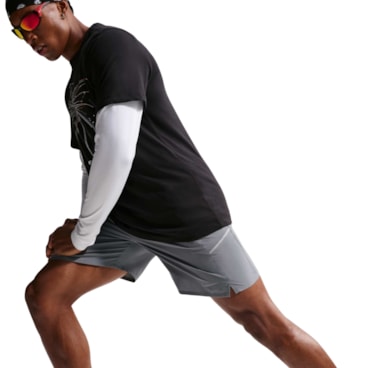 Shorts Nike Dri-Fit Miler 7 Pol Masculino - Cinza