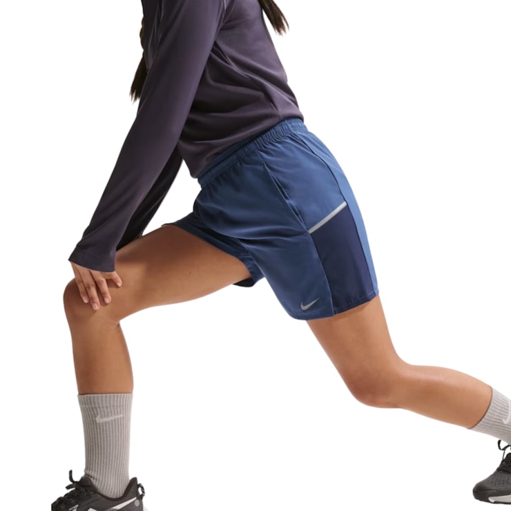 Shorts Nike Dri-Fit Miler Infantil - Azul Marinho