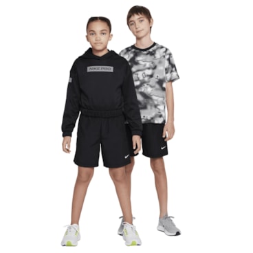 Shorts Nike Dri-Fit Multi+ Infantil - Preto