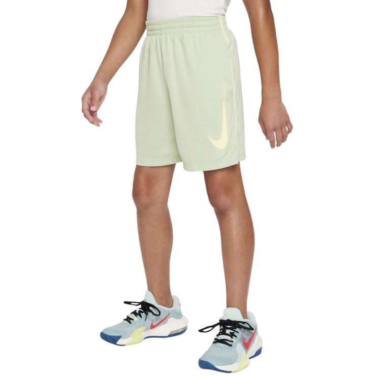 Shorts Nike Dri-Fit Multi Infantil - Verde Claro