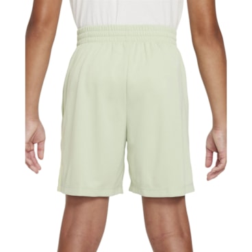 Shorts Nike Dri-Fit Multi Infantil - Verde Claro