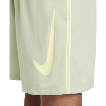 Shorts Nike Dri-Fit Multi Infantil - Verde Claro