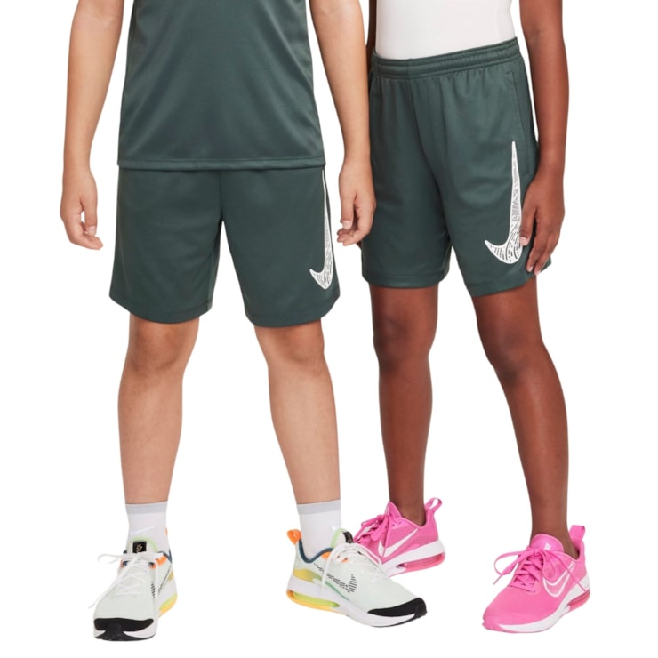 Shorts Nike Dri-FIT Trophy 23 Infantil - Verde Escuro