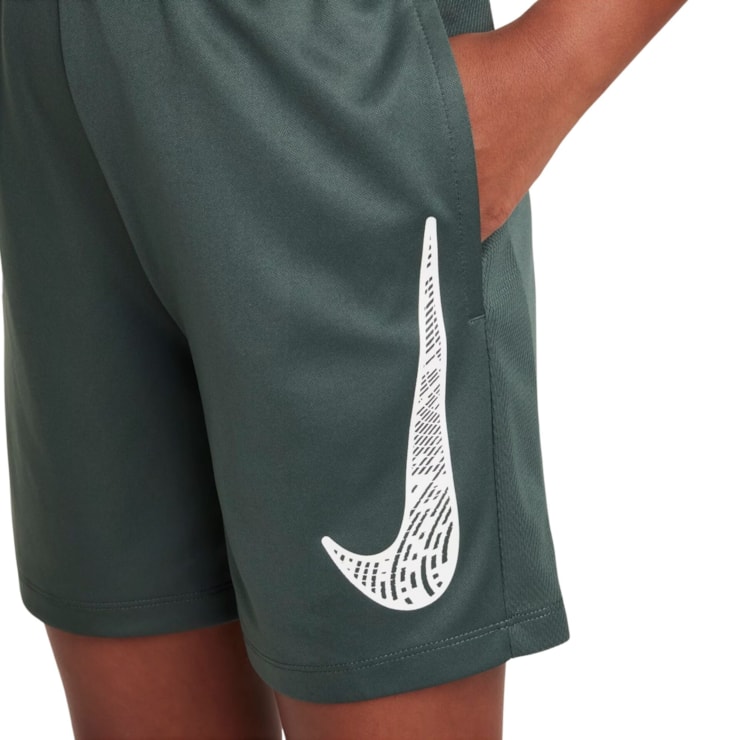 Shorts Nike Dri-FIT Trophy 23 Infantil - Verde Escuro