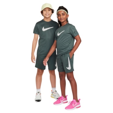 Shorts Nike Dri-FIT Trophy 23 Infantil - Verde Escuro