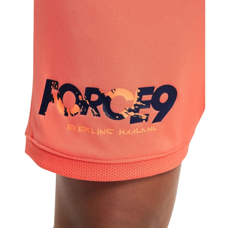 Shorts Nike Erling Haaland Academy Infantil - Laranja