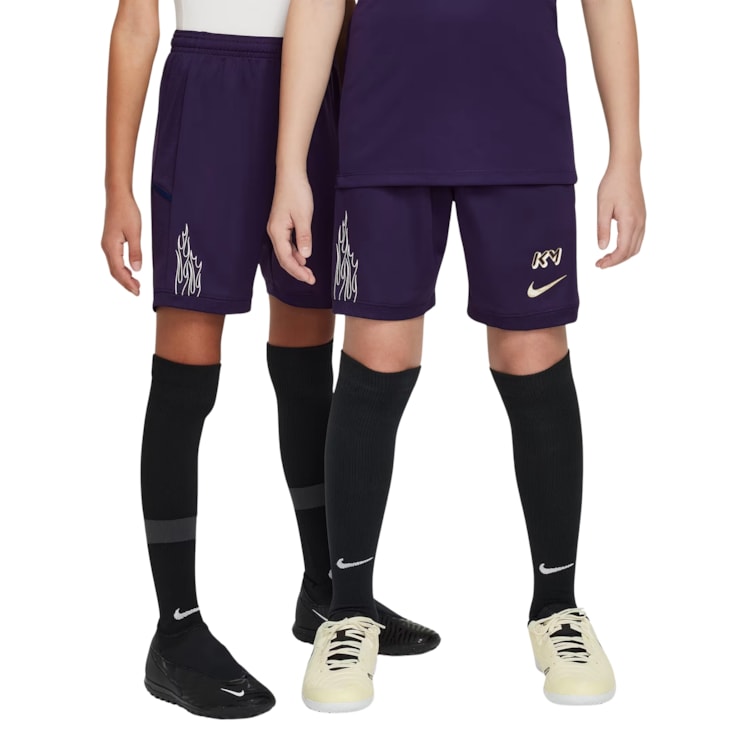 Shorts Nike Kylian Mbappé Academy 25 Infantil - Roxo