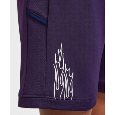 Shorts Nike Kylian Mbappé Academy 25 Infantil - Roxo