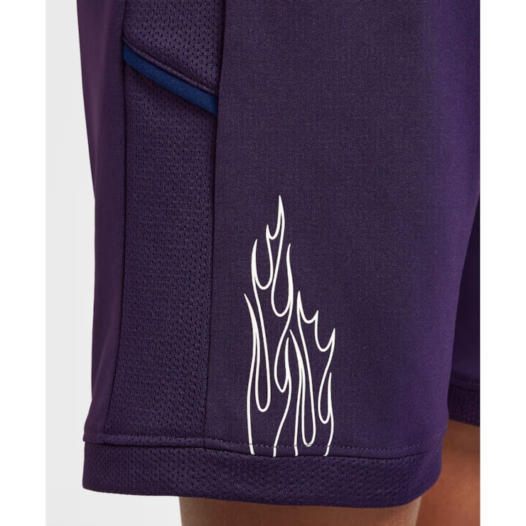 Shorts Nike Kylian Mbappé Academy 25 Infantil - Roxo