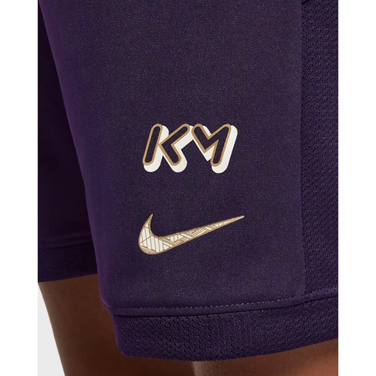 Shorts Nike Kylian Mbappé Academy 25 Infantil - Roxo