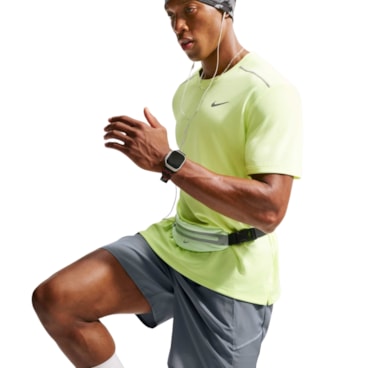 Shorts Nike Miler 7 Pol 2 In 1 Masculino - Cinza