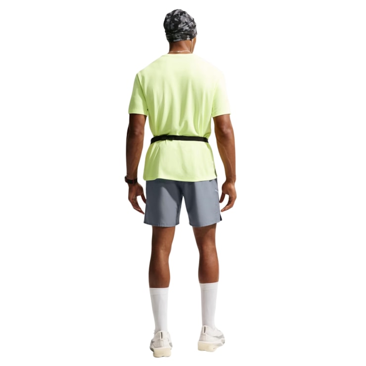 Shorts Nike Miler 7 Pol 2 In 1 Masculino - Cinza