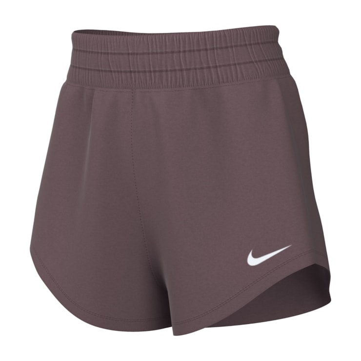 Shorts Nike One Dri-Fit 3 Pol Feminino - Marrom