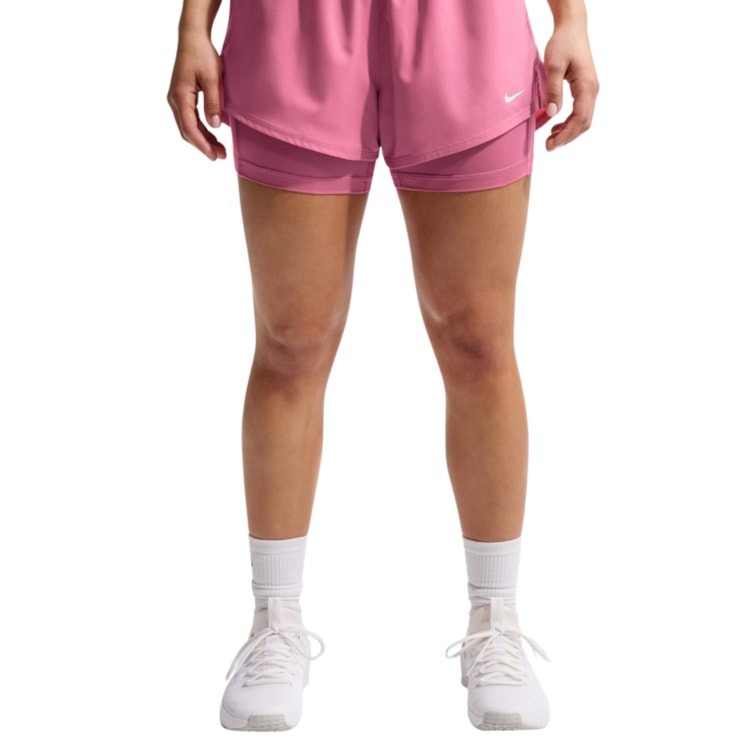 Shorts Nike One Feminino - Rosa Claro