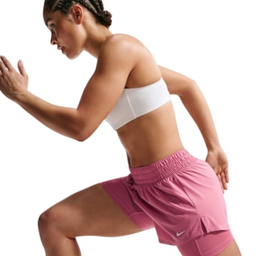 Shorts Nike One Feminino - Rosa Claro