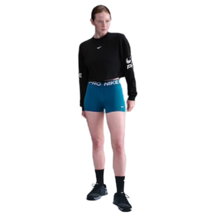 Shorts Nike Pro 3 Pol Feminino - Azul