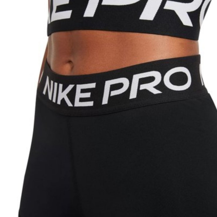 Shorts Nike Pro 3 Pol Feminino - Preto
