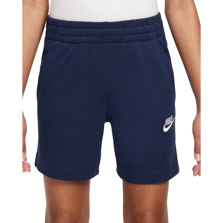 Shorts Nike Sportswear Club Knit 6 Pol Infantil - Azul Marinho