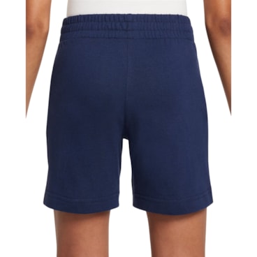 Shorts Nike Sportswear Club Knit 6 Pol Infantil - Azul Marinho
