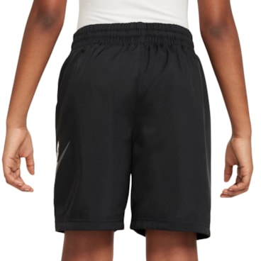 Shorts Nike Sportswear Infantil - Preto