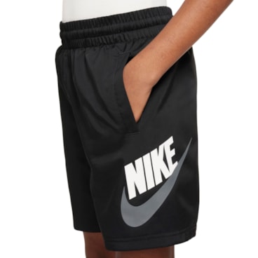 Shorts Nike Sportswear Infantil - Preto