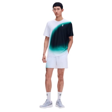 Shorts On Court Swing I 5 Pol Masculino - Branco/Verde