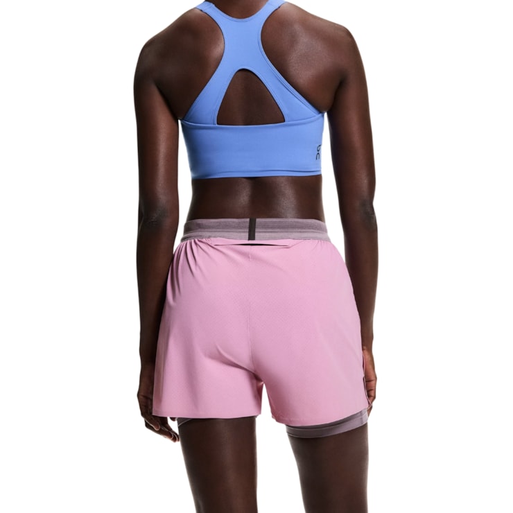 Shorts On Performance 2/1 Feminino - Rosa/Roxo