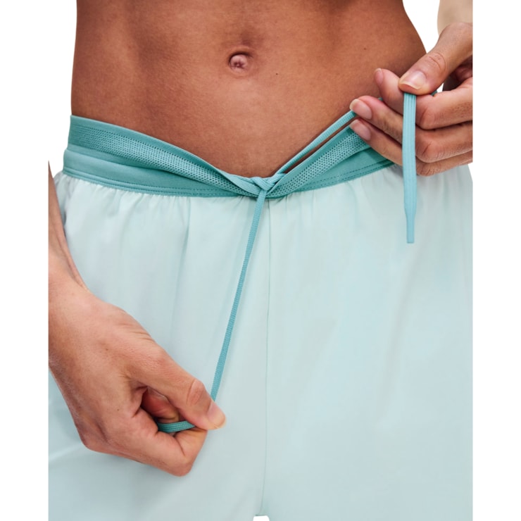 Shorts On Performance 2 In 1 3 Pol Feminino - Azul Claro