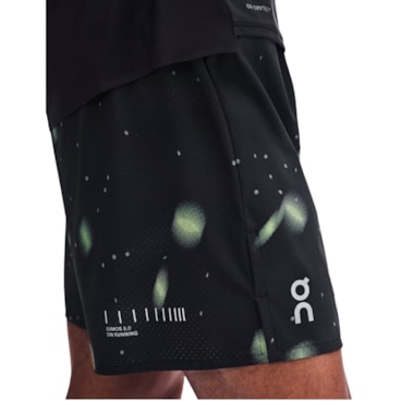 Shorts On Performance Lumos 2 Masculino - Preto/Verde
