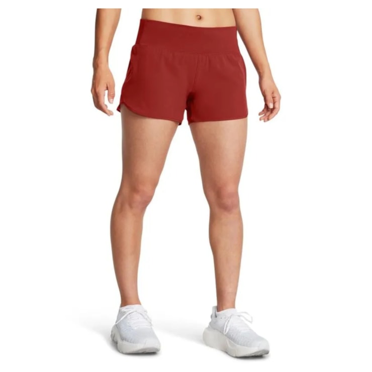 Shorts Under Armour Launch Pro 3 Feminino - Bordô