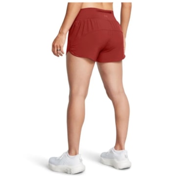 Shorts Under Armour Launch Pro 3 Feminino - Bordô