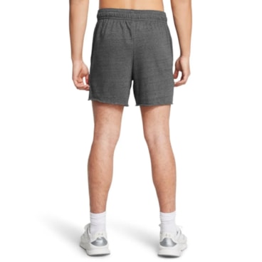 Shorts Under Armour Rival Terry 6 Pol Masculino - Cinza Mescla