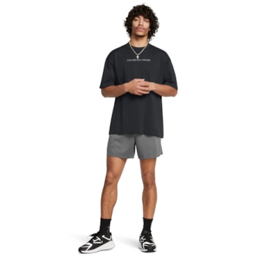 Shorts Under Armour Tech Mesh 6 Pol Masculino - Cinza