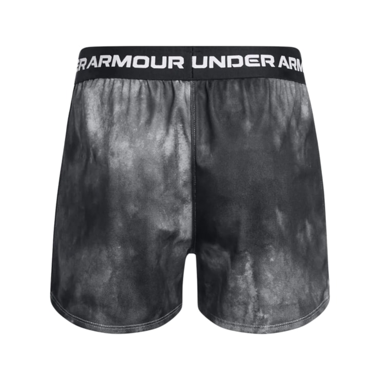 Shorts Under Armour Tech Play Up Infantil - Preto