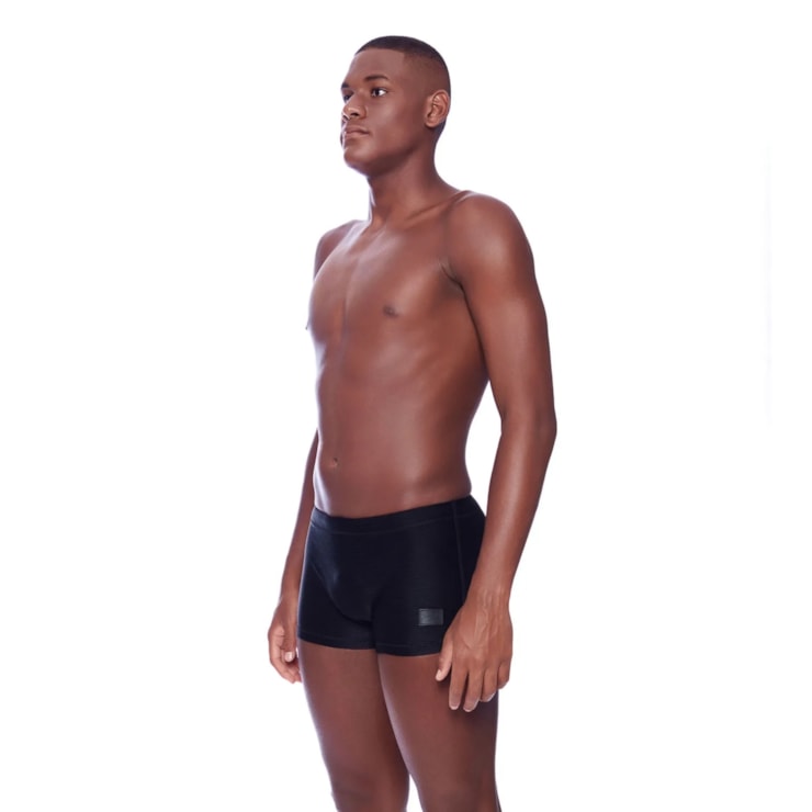 Sunga Boxer Speedo Canelada Masculina - Preta