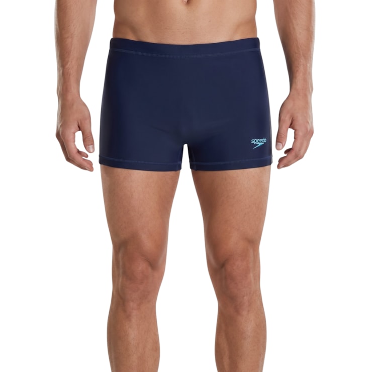 Sunga Boxer Speedo Hidroshort Contrast Masculina - Marinho