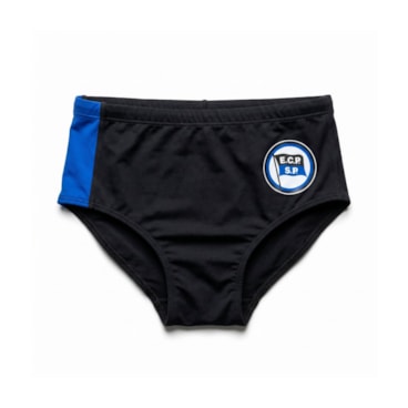 Sunga Esporte Clube Pinheiros Masculina - Preta/Azul Royal