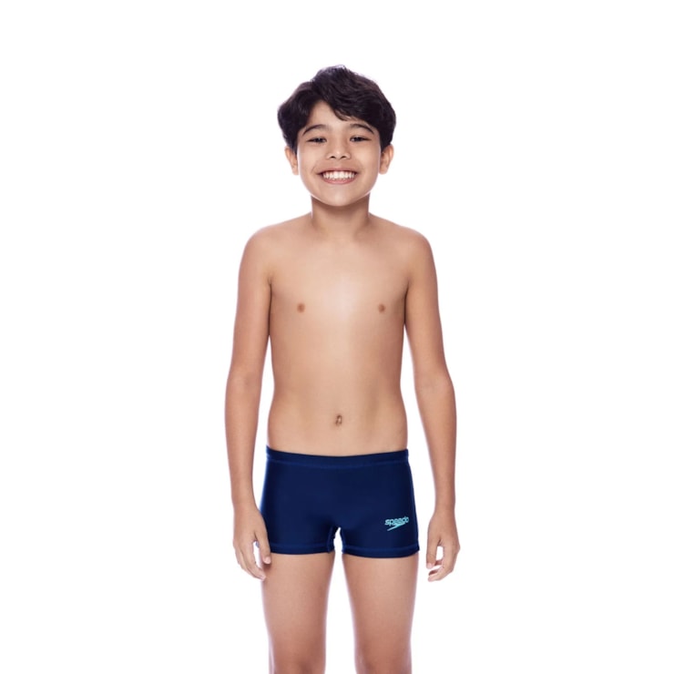 Sunga Hidroshort Speedo Solid Infantil - Azul Marinho