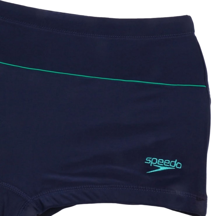 Sunga Speedo Boxer Line Masculina - Azul/Verde