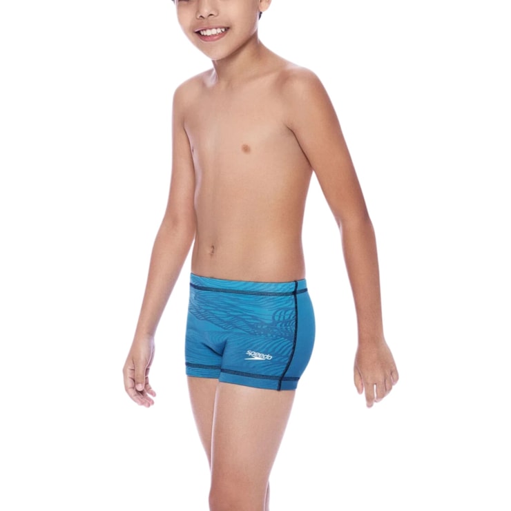 Sunga Speedo Boxer Net Infantil - Azul