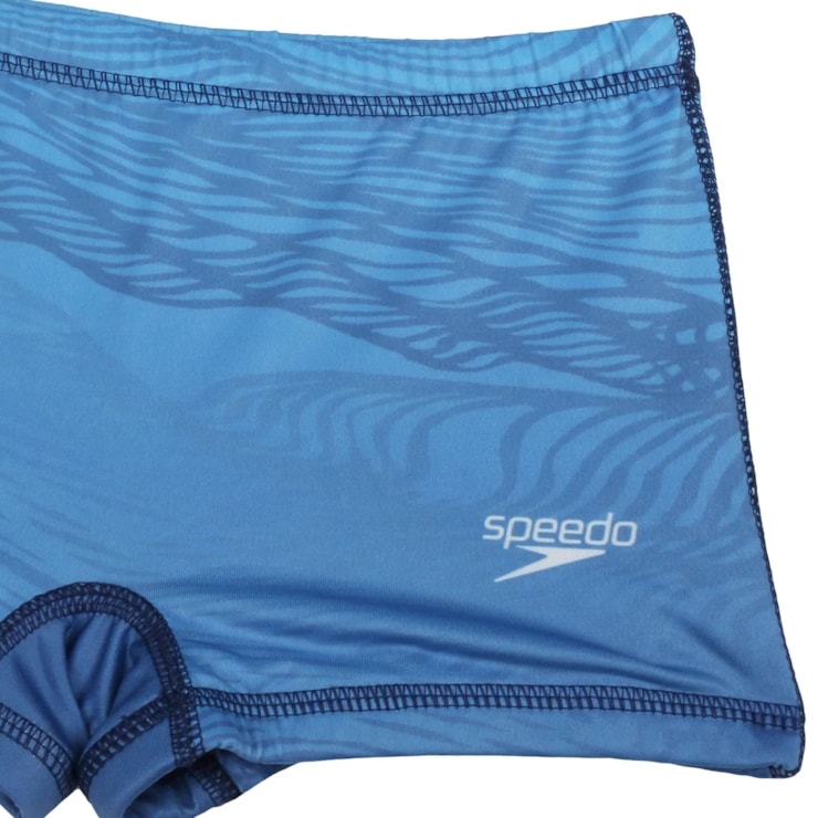 Sunga Speedo Boxer Net Infantil - Azul