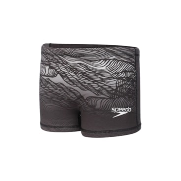 Sunga Speedo Boxer Net Infantil - Preta