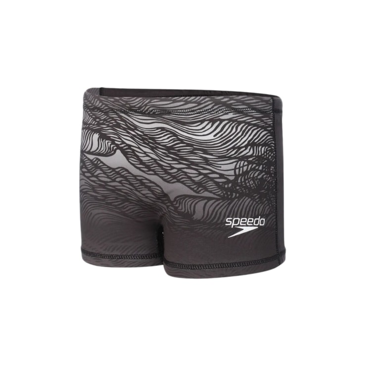 Sunga Speedo Boxer Net Infantil - Preta