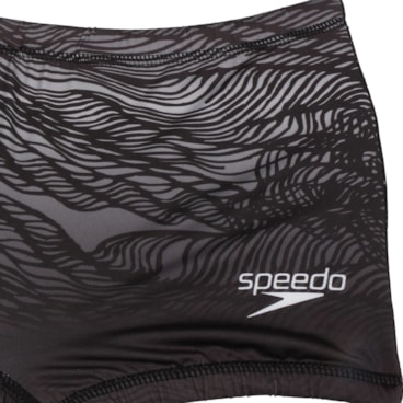 Sunga Speedo Boxer Net Infantil - Preta