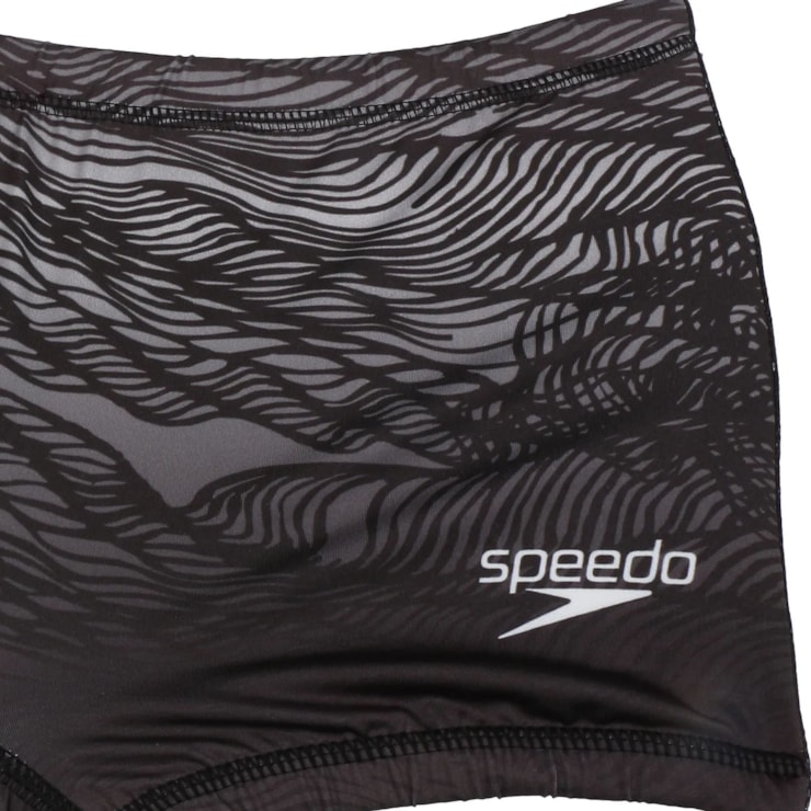 Sunga Speedo Boxer Net Infantil - Preta