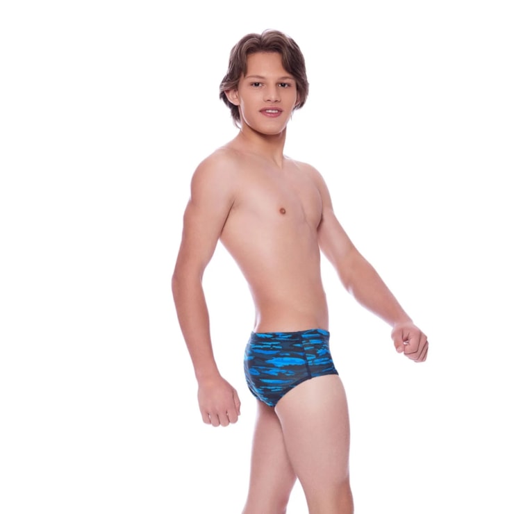 Sunga Speedo Tradicional Choice Infantil - Azul