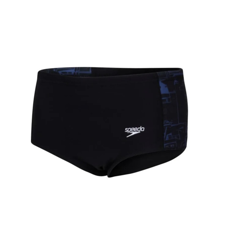 Sunga Speedo Tradicional Comunidade Masculina - Preta/Azul