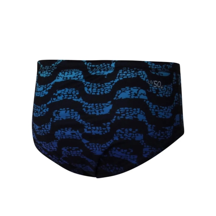 Sunga Speedo Tradicional Copacabana Infantil - Preta/Azul